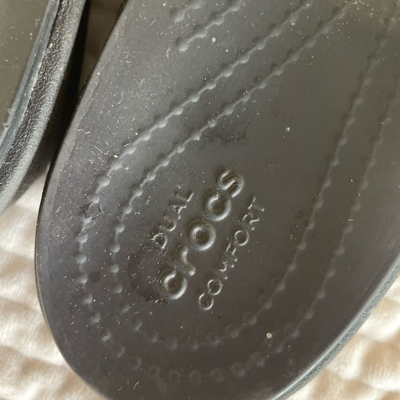 WOMENS DUAL CROC COMFORT WEDGE HEEL SHOES SIZE 9 - Picture 3 of 6